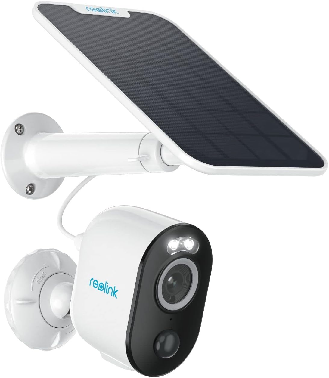 REOLINK Argus 3 Pro outdoor wireless security camera with solar panel.